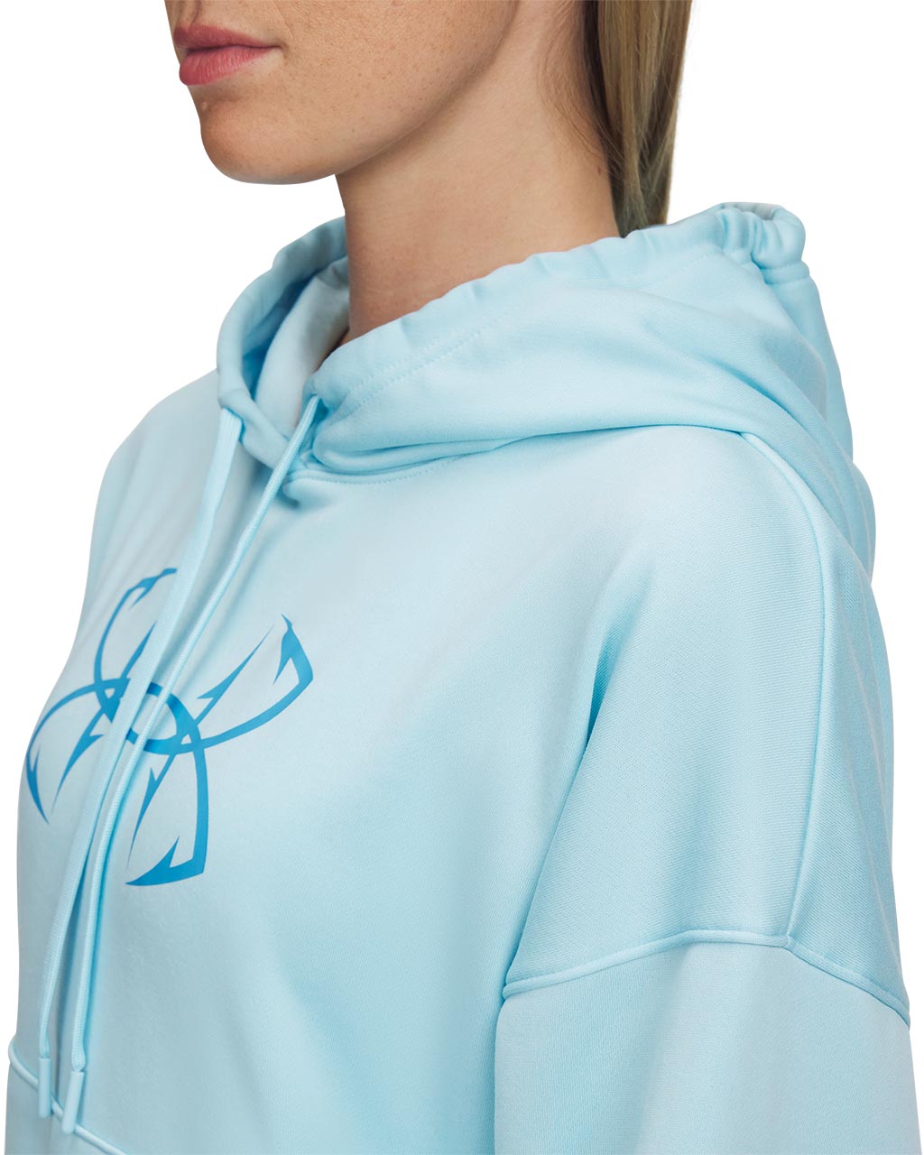 Women's Under Armour Fish Pro Terry Hoodie "Ether Blue"